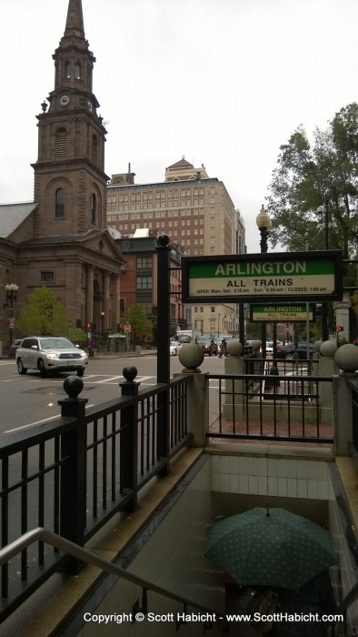 I decided I had enough time to head out to Harvard, so I took the "T"...