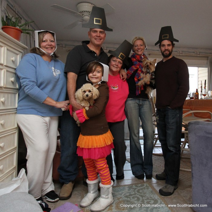 Our Thanksgiving family from the beach.