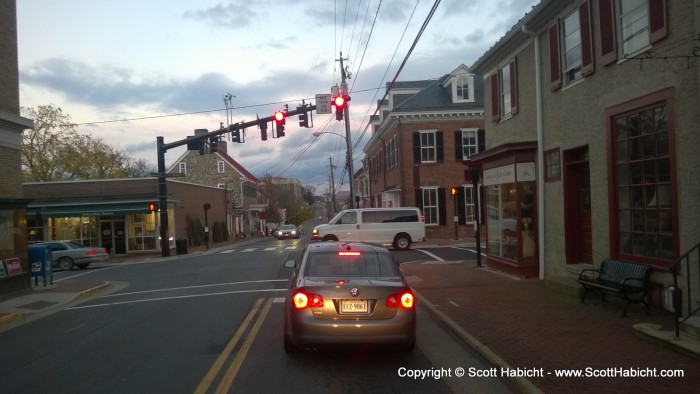 After we left Corcoran, we headed to downtown Leesburg, VA.