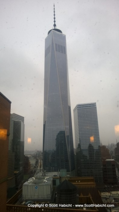 The World Trade Center from the concierge suite.