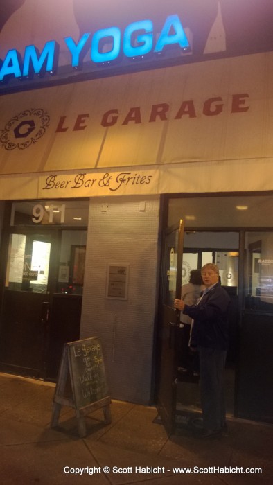 We had dinner at Le Garage...