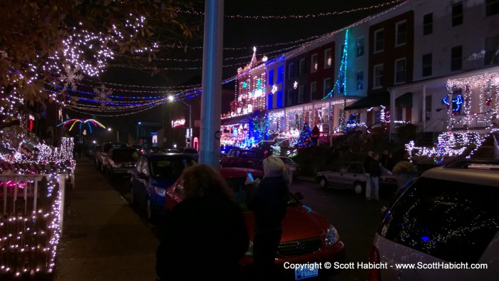 And headed a few blocks away to see the lights of Hampden.