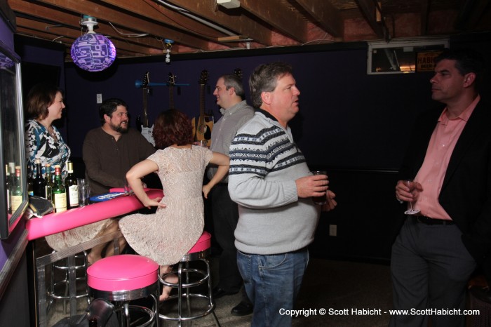 The bar area is always a fun spot to sit.