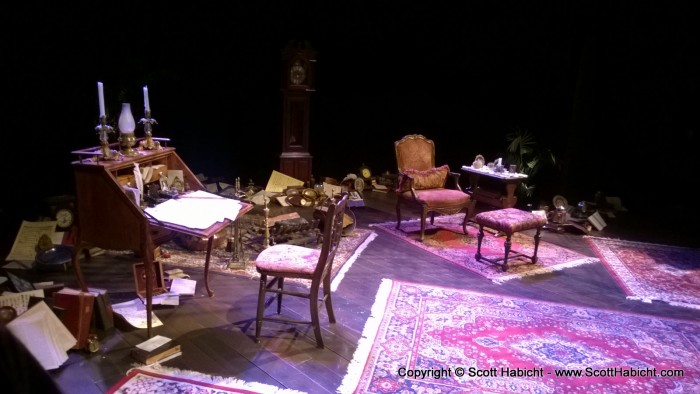 This was the set. The production was really well done.