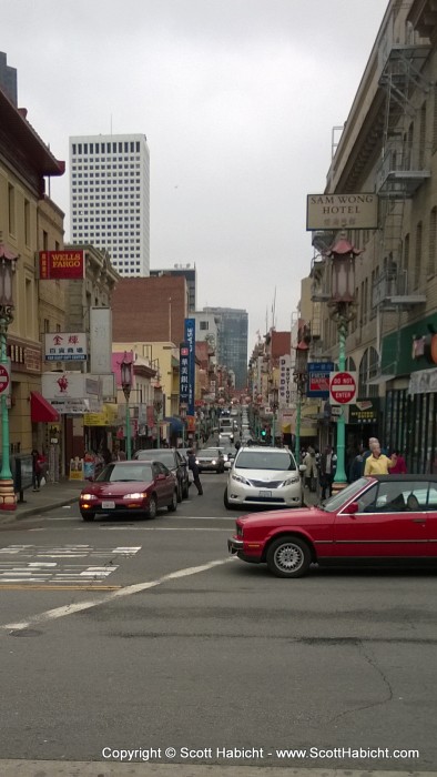 Through Chinatown...