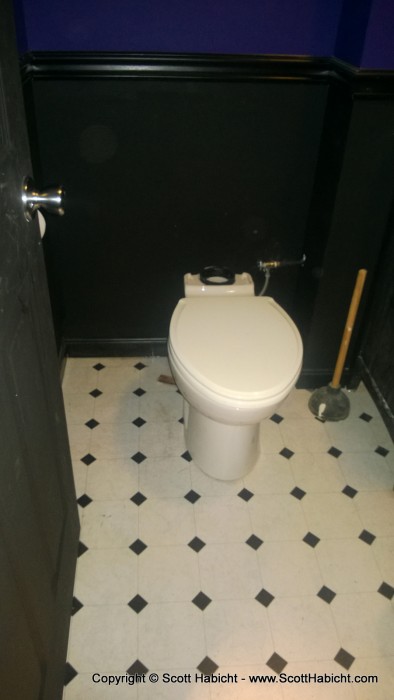 I had to replace the whole toilet.