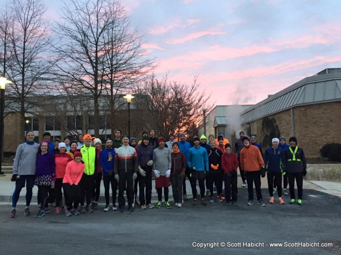 Of course, Kelli doesn't mind running in single digit temperatures.