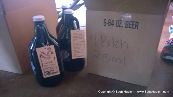 Funny way of labeling what growlers are in the box.