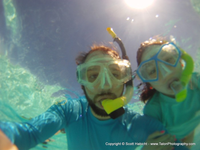 Ashley and I did a little snorkling.