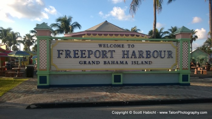 Our final port of call was Freeport on Grand Bahama Island.