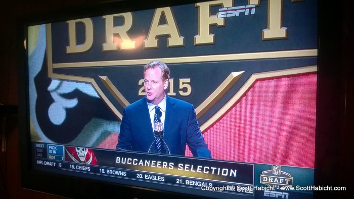 And now the reason we're at the beach, the 2015 NFL Draft.