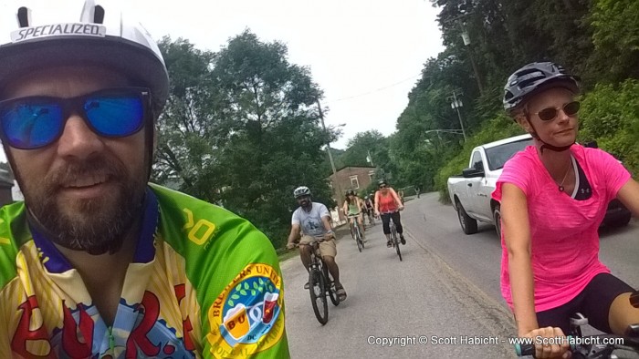 At 11am our group started the ride from Hampden to just North of Little Italy.