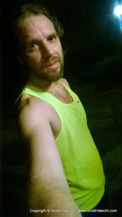 A late night 10 mile run.