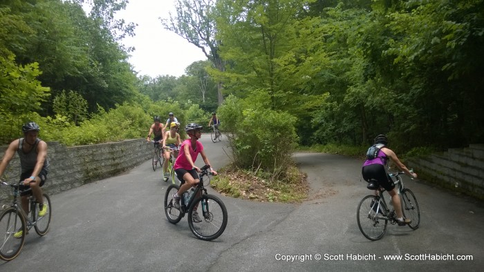 And then onto the Jones Falls Trail through Druid Hill Park.