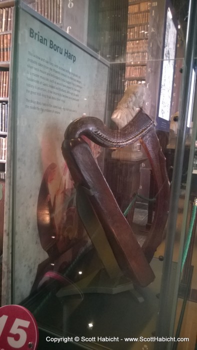 This is the harp upon which the Guinness logo is based.