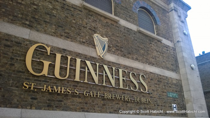 Before heading to the Guinness Brewery.