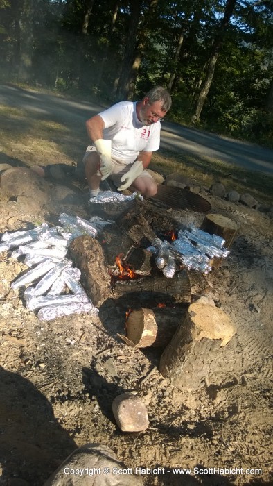 Dinner was being prepared.