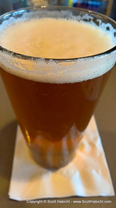 The Sunbru, a Kölsch style beer.