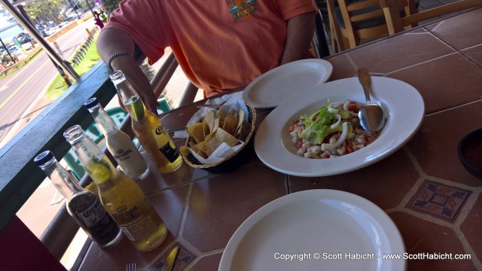 Lunch was, of course, at Mariachi's (who also has the best ceviche).