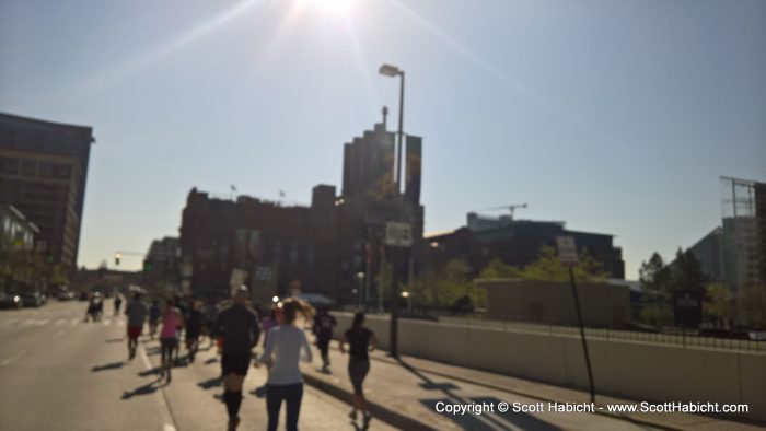 Running the Sole of the City 10K in Baltimore.