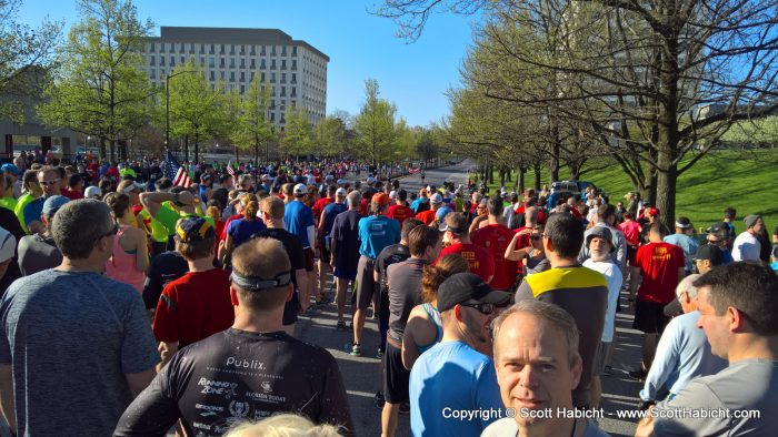 The next morning I ran the Clydes 10K.