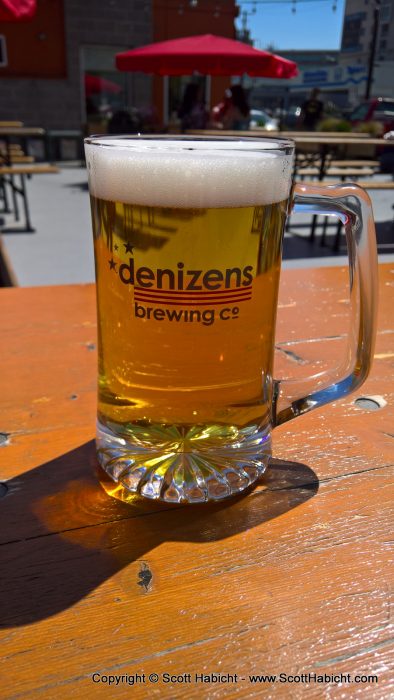 After lunch I headed out for a beer at Denizens.