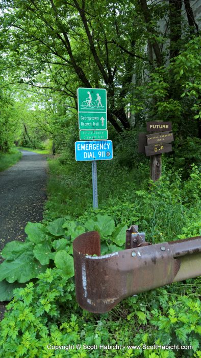 We then headed to the Capital Crescent Trail.