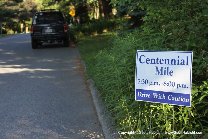 The innaugrial reboot of the Centennial Fun Run .