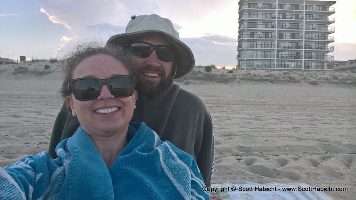 Then we relaxed on the beach while the sun set.