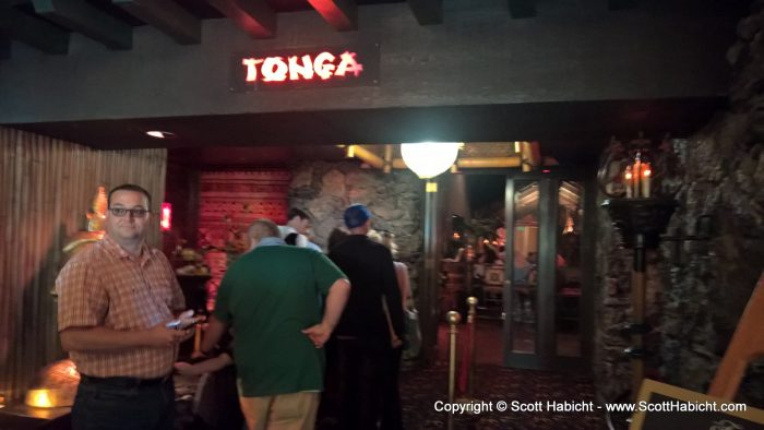 After dinner we headed to the Tonga lounge for some drinks.