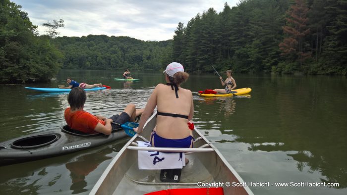 It was great to just lay around on the water and do nothing.