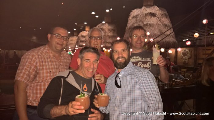 Fun drinks with my fellow sales engineers.