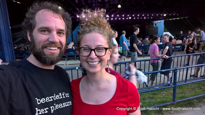 Molly and I went to see The Cure at Merriweather Post Pavillion...