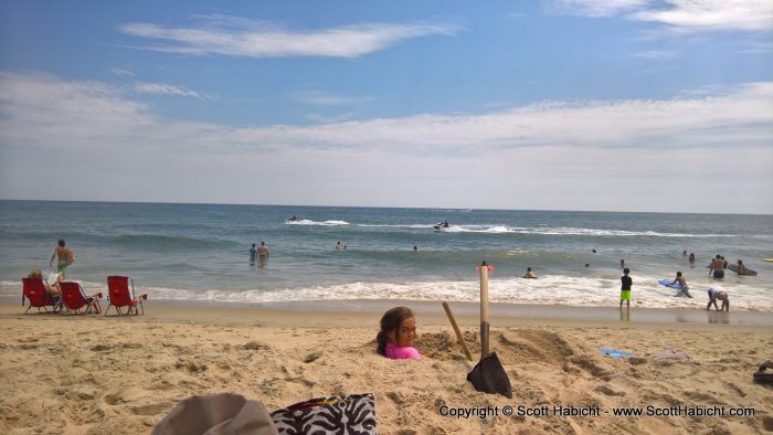 A glorious day on the beach.