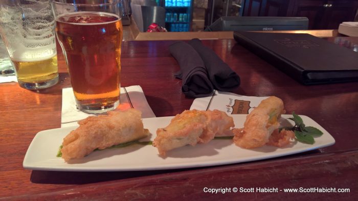 When Victoria has the squash blossoms, I usually get the plate once or twice a week.