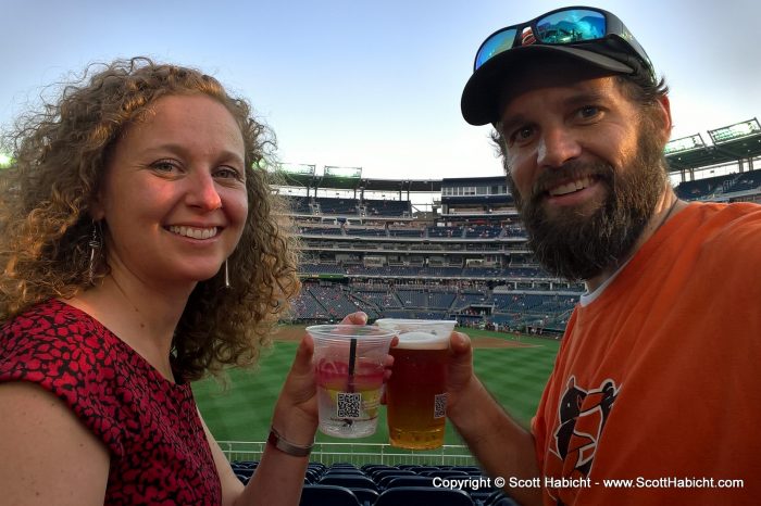 It was my first time at Nationals park.