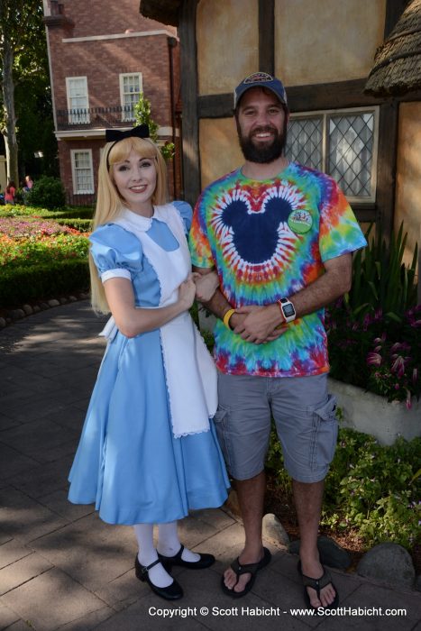 I got to meet Alice, one of my favorite characters.