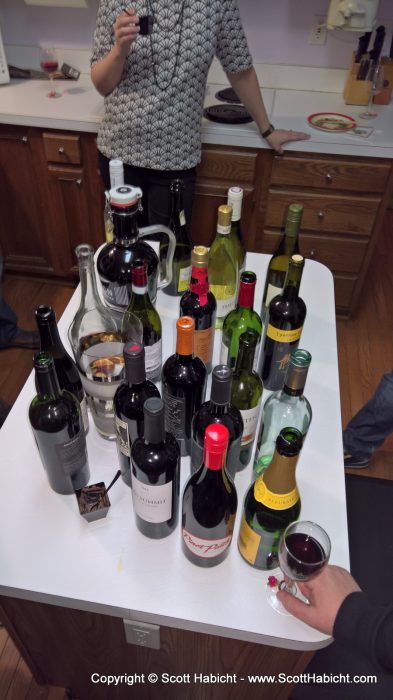 Lots of wine to go.