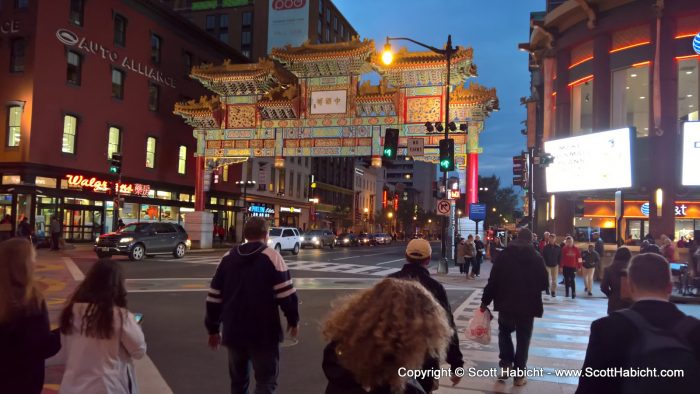 Molly and I headed to Chinatown one evening.