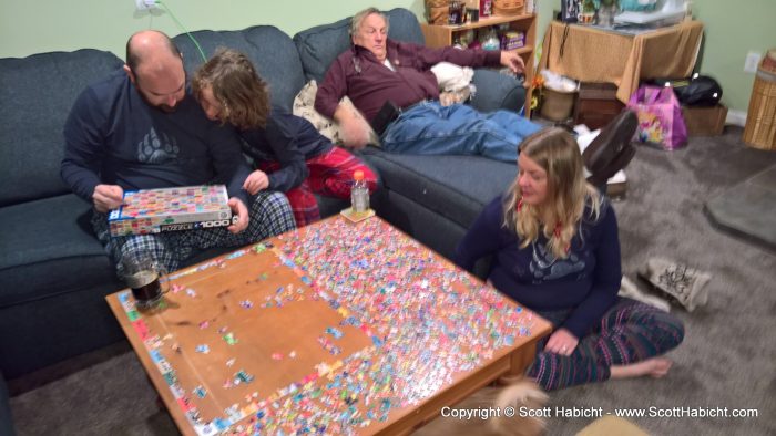 Which can be problematic with so many people working on the puzzle at once.