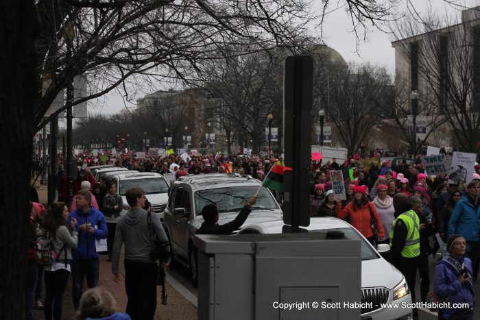 Everyone was marching to the White House.