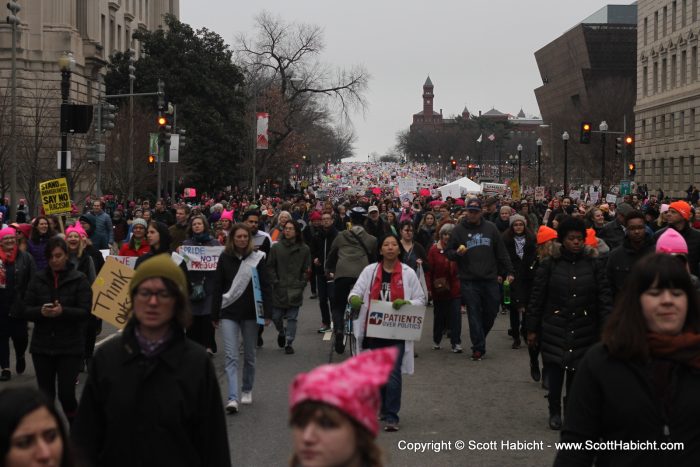 We finally reached a point where the sea of people was beginning to thin out.