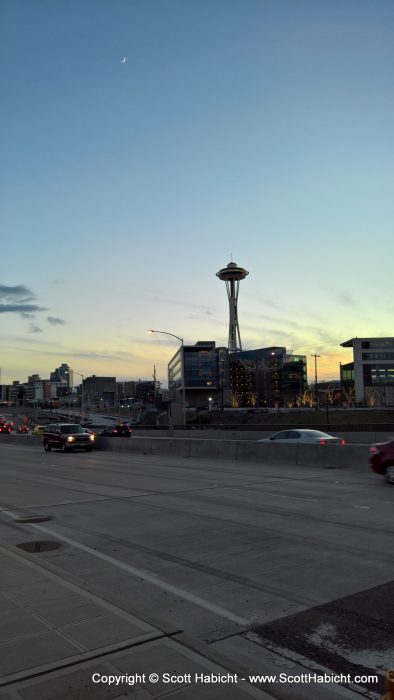 I had seen the Space Needle all week, so I decided to go visit.