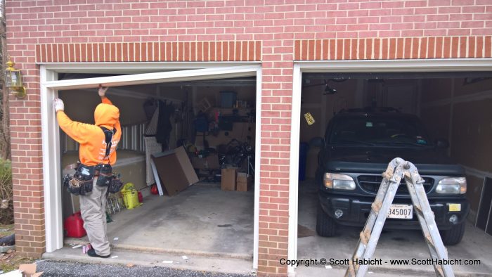 And the garage doors capped.