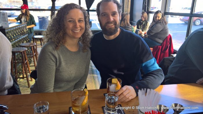 We stopped by a distillary in DC for some cocktails when dry January was over.