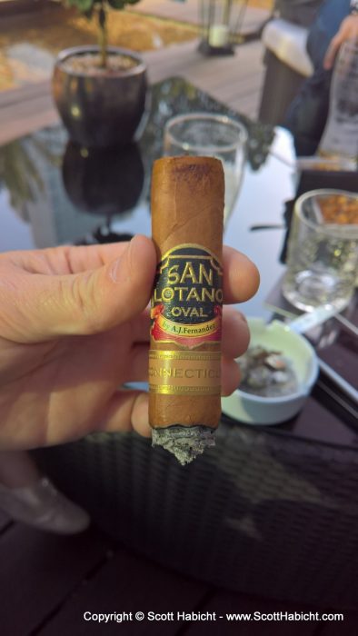 I enjoyed a cigar with some friends...