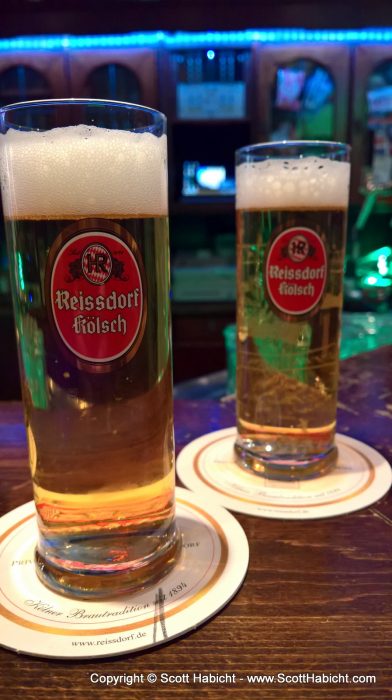 We then found a nearby pub and had some more kölsch.