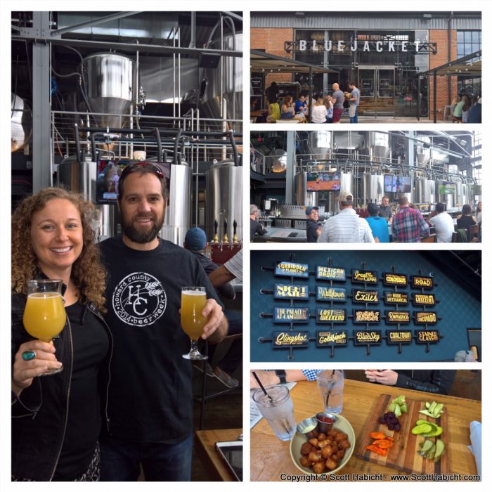 As we were enjoying a day of good beer in DC at Bluejacket.