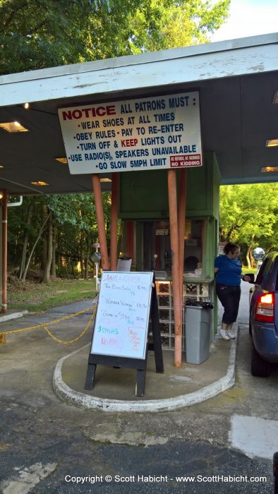 Molly and I went to Bengies Drive-In one night.