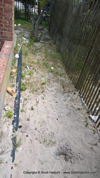 The same people loveD to throw trash over the balcony.